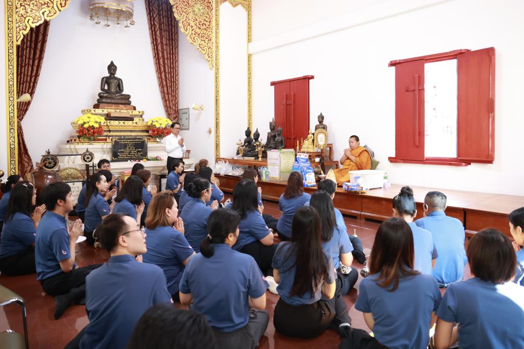 สำนักงานเลขานุการกรม กรมส่งเสริมอุตสาหกรรม จัดกิจกรรม “ศาสนา และศรัทธาของชาว สล.กสอ.” มุ่งส่งเสริมคุณธรรมจริยธรรม พร้อมปันน้ำใจแด่พระภิกษุสงฆ์อาพาธ