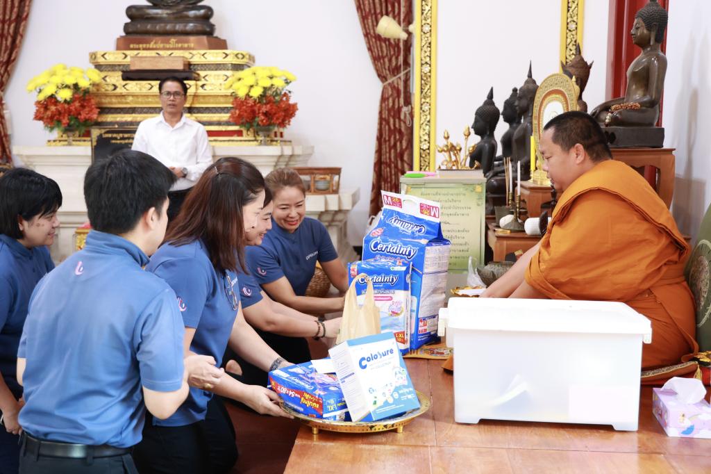 สำนักงานเลขานุการกรม กรมส่งเสริมอุตสาหกรรม จัดกิจกรรม “ศาสนา และศรัทธาของชาว สล.กสอ.” มุ่งส่งเสริมคุณธรรมจริยธรรม พร้อมปันน้ำใจแด่พระภิกษุสงฆ์อาพาธ