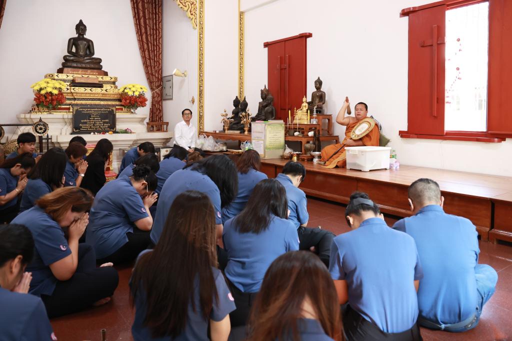 สำนักงานเลขานุการกรม กรมส่งเสริมอุตสาหกรรม จัดกิจกรรม “ศาสนา และศรัทธาของชาว สล.กสอ.” มุ่งส่งเสริมคุณธรรมจริยธรรม พร้อมปันน้ำใจแด่พระภิกษุสงฆ์อาพาธ
