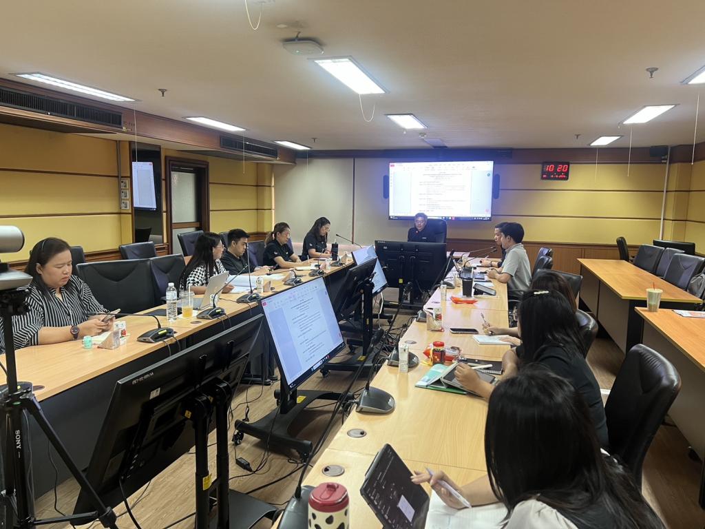 สำนักงานเลขานุการกรม กรมส่งเสริมอุตสาหกรรม ประชุมคณะทำงานฯ เพื่อติดตามผล และคัดเลือกคนดี สล.กสอ. 2569